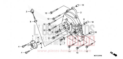 PANNEAU CARTER-MOTEUR D. FJS600A6 de 2006